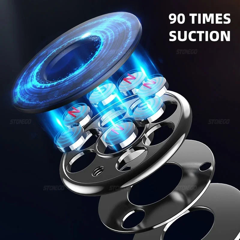 Revolutionary Magnetic Car Phone Holder - Mini Round Shape Stand for Ultimate Convenience and Stability