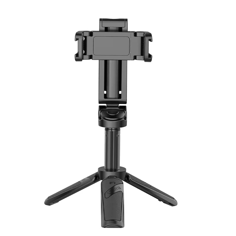 JJ02 Mini Tripod with Remote - Versatile 3-In-1 Selfie Stick for Horizontal and Vertical Shooting with Cold Shoe Mounts