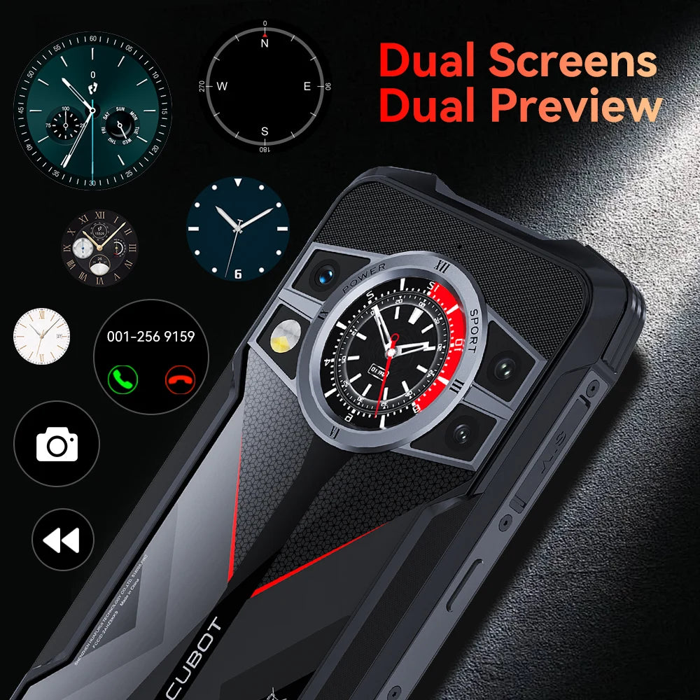 Kingkong 9 Rugged Smart Mobile Phone 6.583"120Hz Screen 100MP+32MP Camera 10600Mah Battery 24GB+256GB NFC GPS Cellphone