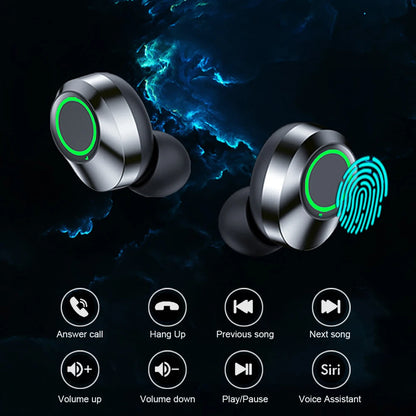 Experience Premium Sound with NES TWS Wireless Bluetooth Earphones – Sport Stereo Headphones Featuring Hi-Fi Music Playback, Built-in Microphone, and HD Call Quality for Ultimate Gaming and Outdoor Enjoyment