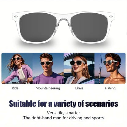 Revolutionary E13 Smart Glasses: Waterproof Open Ear Headsets for Hands-Free Calling and Music Enjoyment - Perfect for Men and Women