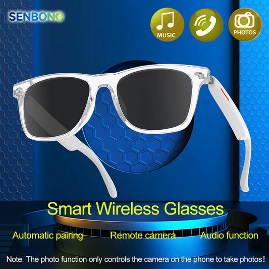 Revolutionary E13 Smart Glasses: Waterproof Open Ear Headsets for Hands-Free Calling and Music Enjoyment - Perfect for Men and Women